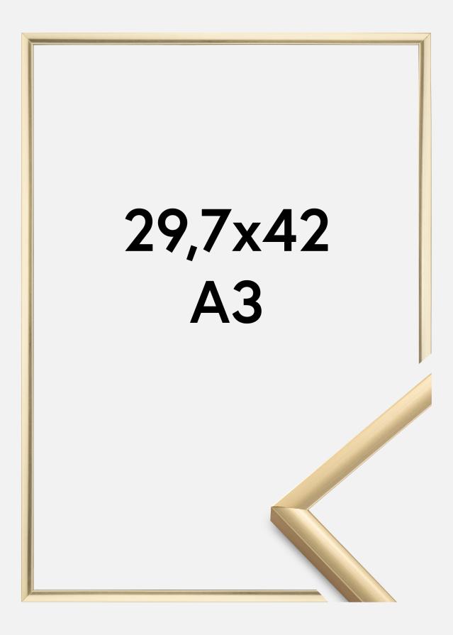 BGA Frame New Lifestyle Acrylic glass Gold 29,7x42 cm (A3)