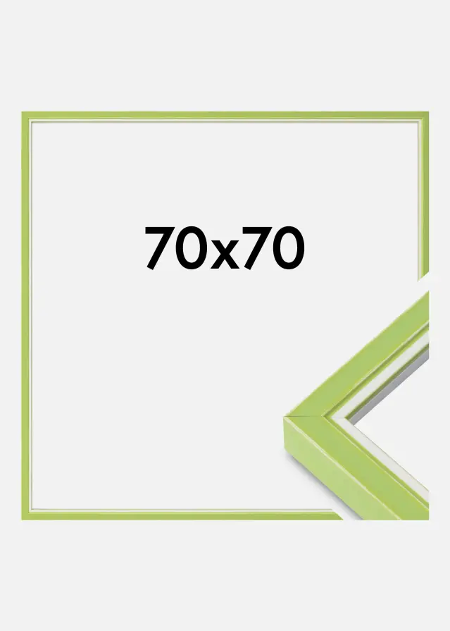 Mavanti Frame Diana Acrylic Glass Light Green 70x70 cm