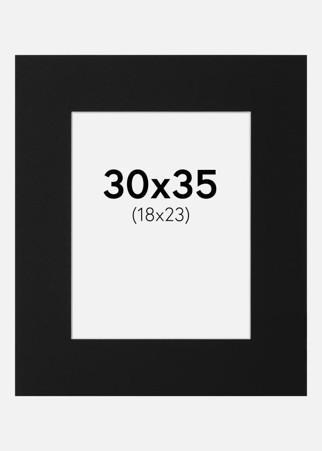 Artlink Mount Black Standard (White Core) 30x35 cm (18x23)