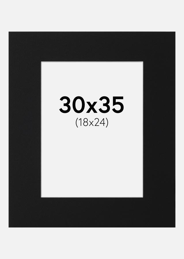 Artlink Mount Black Standard (White Core) 30x35 cm (18x24)