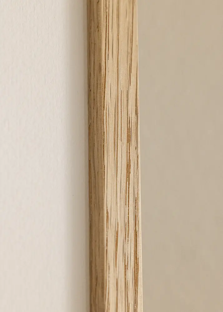 Ram med passepartou Frame Oslo Oak 60x80 cm - Picture Mount White 50x60 cm