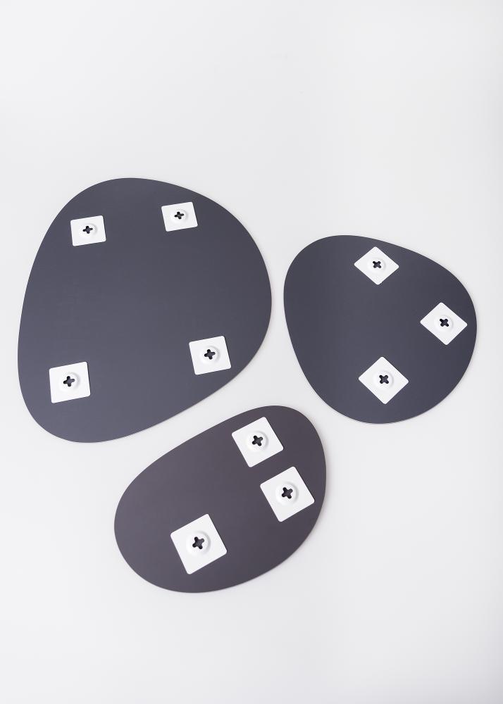 Incado Mirror Set Orange, Rose Gold & Clear - 3 pieces