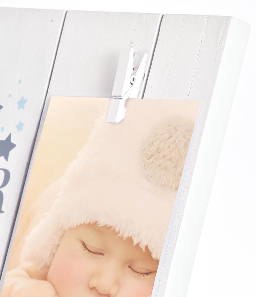 Innova Editions Baby Little Star Blue Clipper Frame Blue