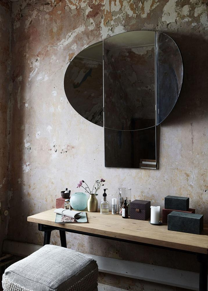 House Doctor Mirror House Doctor Mushroom 110x110 cm