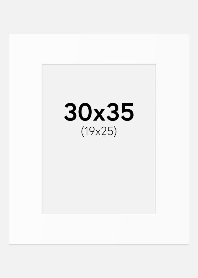 Artlink Mount White Standard (White Core) 30x35 cm (19x25)