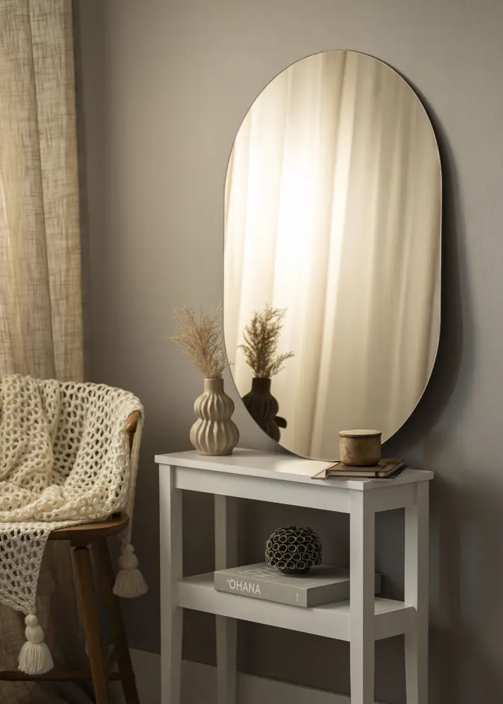 KAILA KAILA Mirror Oval Dark Bronze 70x100 cm