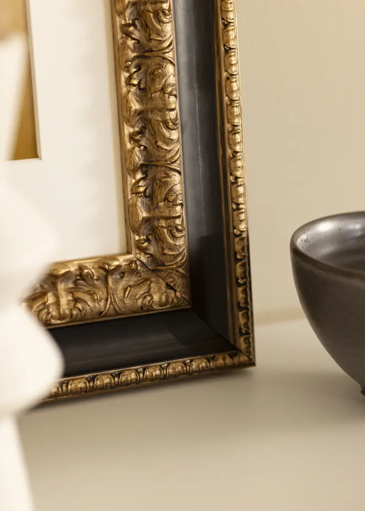 Ramverkstad 60x90 Ombud Frame Drottningholm Gold - Custom Size