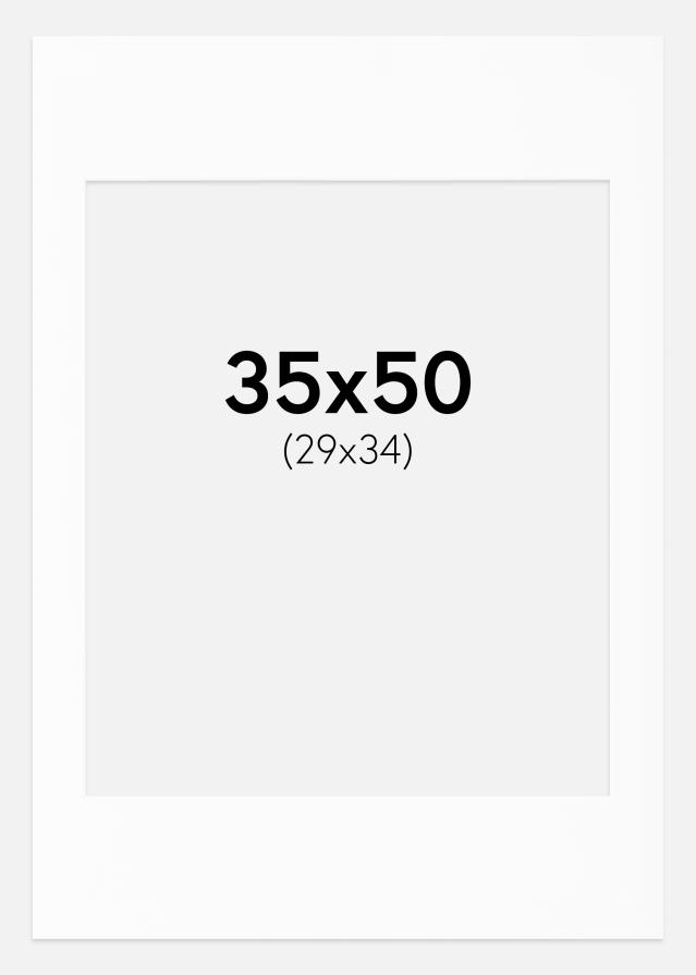 Artlink Mount White Standard (White Core) 35x50 cm (29x34)