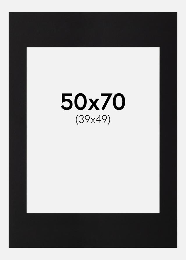 Galleri 1 Mount Canson Black (White Core) 50x70 cm (39x49)