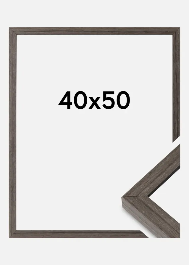 Mavanti Frame Hermes Acrylic Glass Grey Oak 40x50 cm