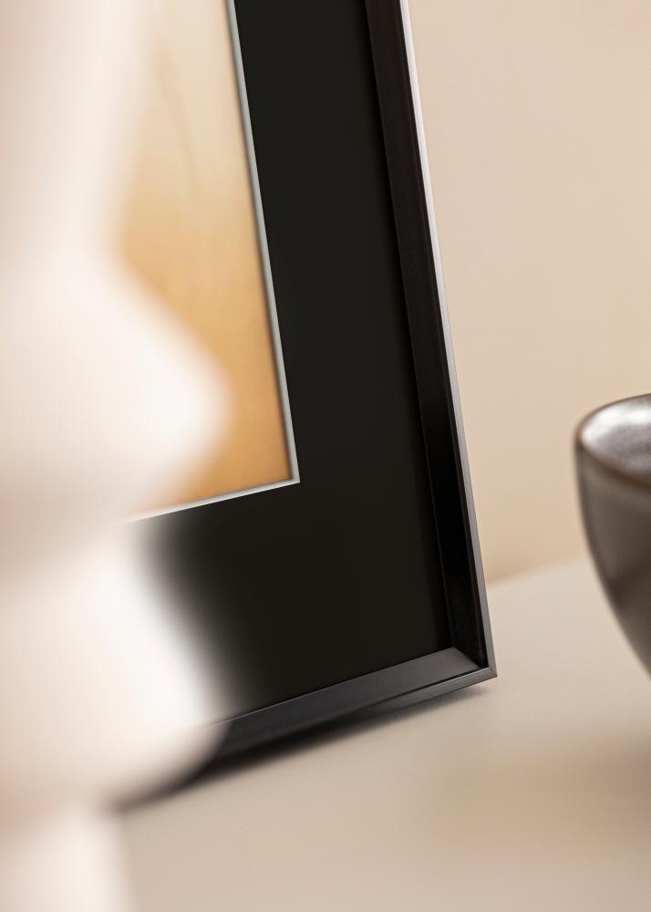 Ram med passepartou Frame Desire Black 60x80 cm - Picture Mount Black 50x70 cm