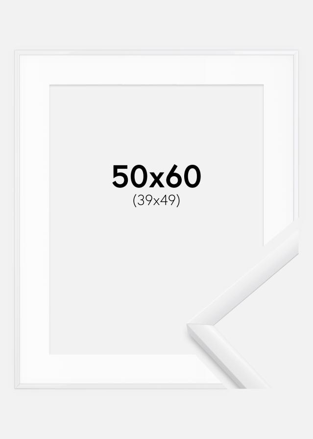Ram med passepartou Frame New Lifestyle White 50x60 cm - Picture Mount White 40x50 cm