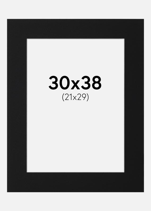 Artlink Mount Black Standard (White Core) 30x38 cm (21x29)
