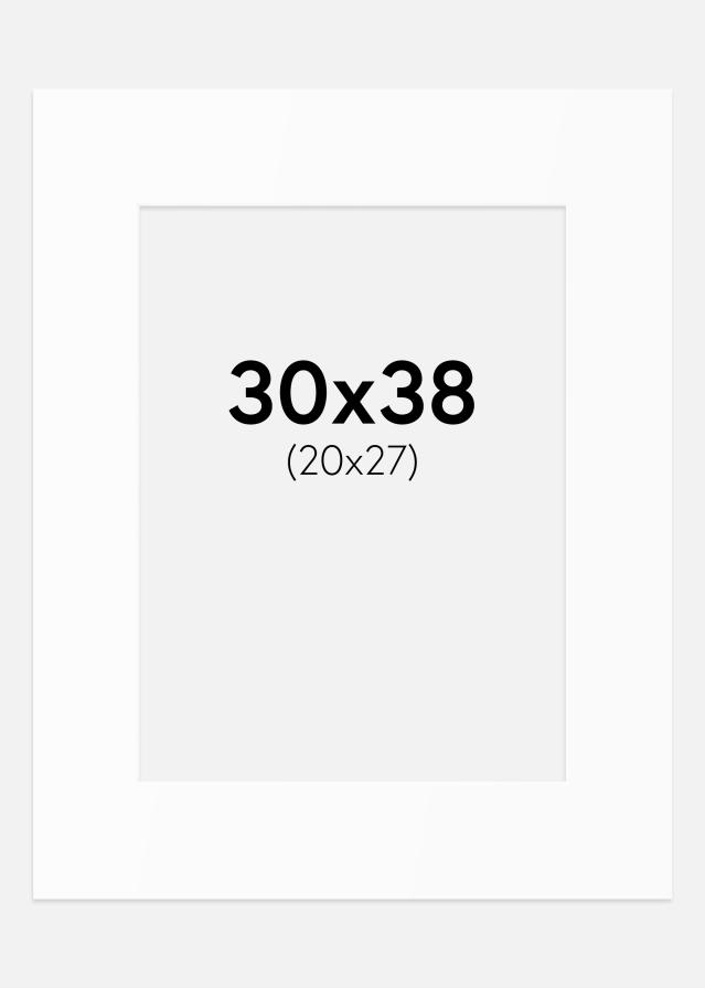 Artlink Mount White Standard (White Core) 30x38 cm (20x27)