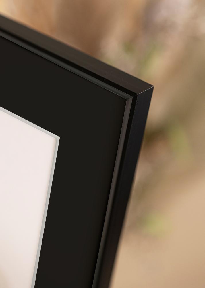 Ram med passepartou Frame Desire Black 60x80 cm - Picture Mount Black 50x70 cm