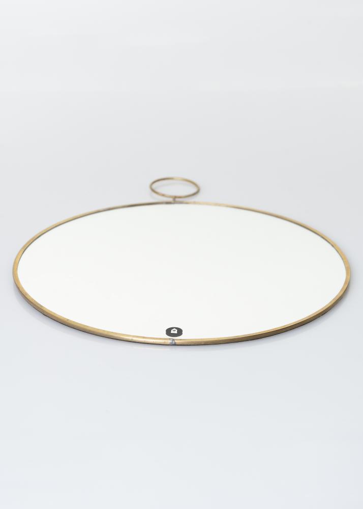 House Doctor Mirror House Doctor The Loop Brass 38 cm Ø