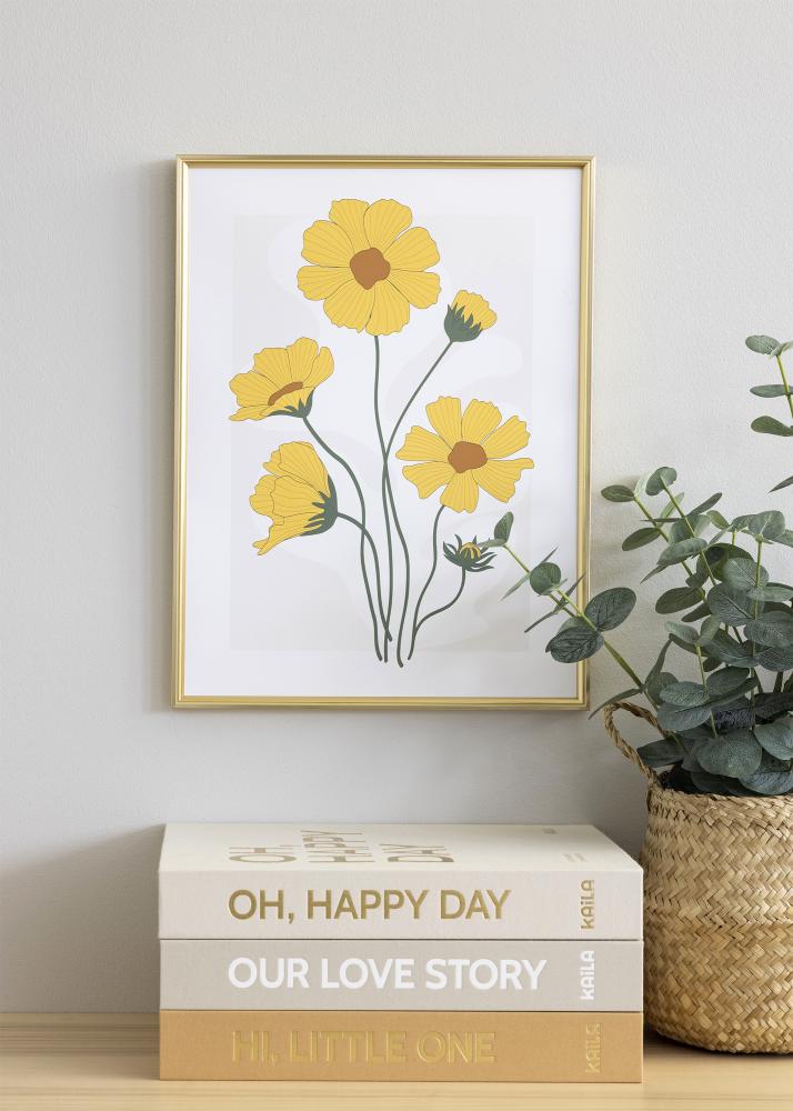 Walther Frame Hipster Acrylic Glass Gold 70x100 cm