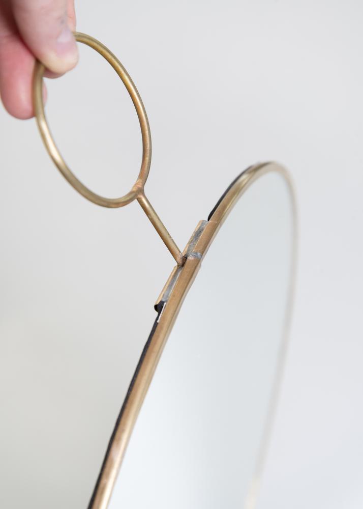 House Doctor Mirror House Doctor The Loop Brass 38 cm Ø