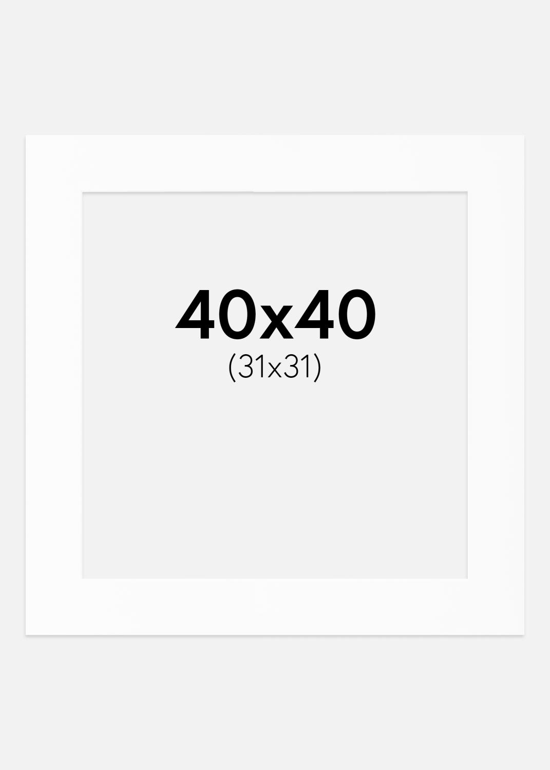 Product Image for Mount White Standard (White Core) 40x40 cm (31x31)