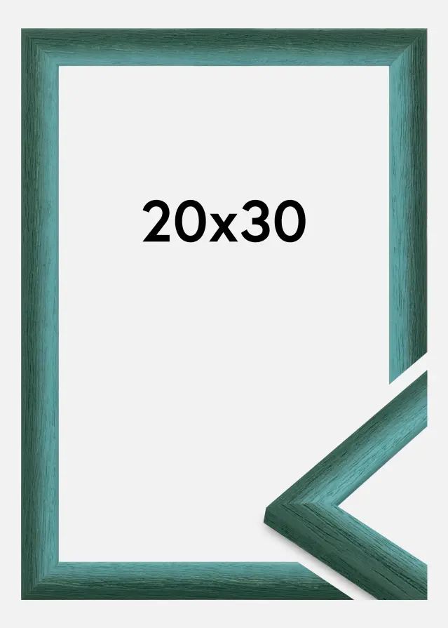 Jämtlands Ramfabrik Frame Cornwall Acrylic Glass Dark Green 20x30 cm