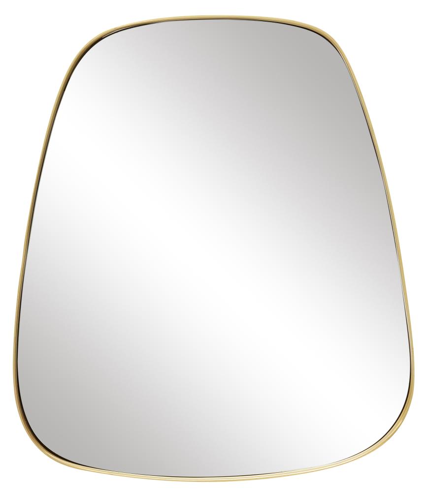 Hübsch Mirror Trapezium Brass 42x48 cm
