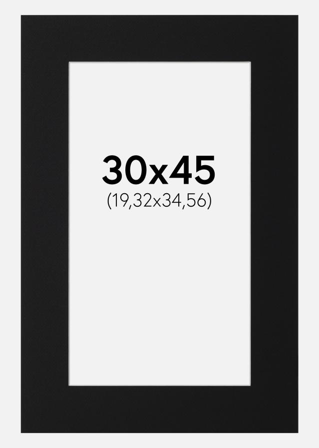 Artlink Mount Black Standard (White Core) 30x45 cm (19,32x34,56)