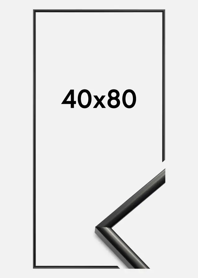 BGA Frame New Lifestyle Acrylic glass Black 40x80 cm