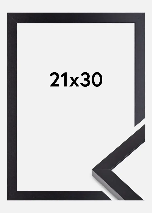BGA Frame Selection Acrylic Glass Black 21x30 cm