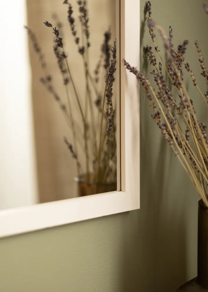 Galleri 1 Mirror White Wood 73x103 cm