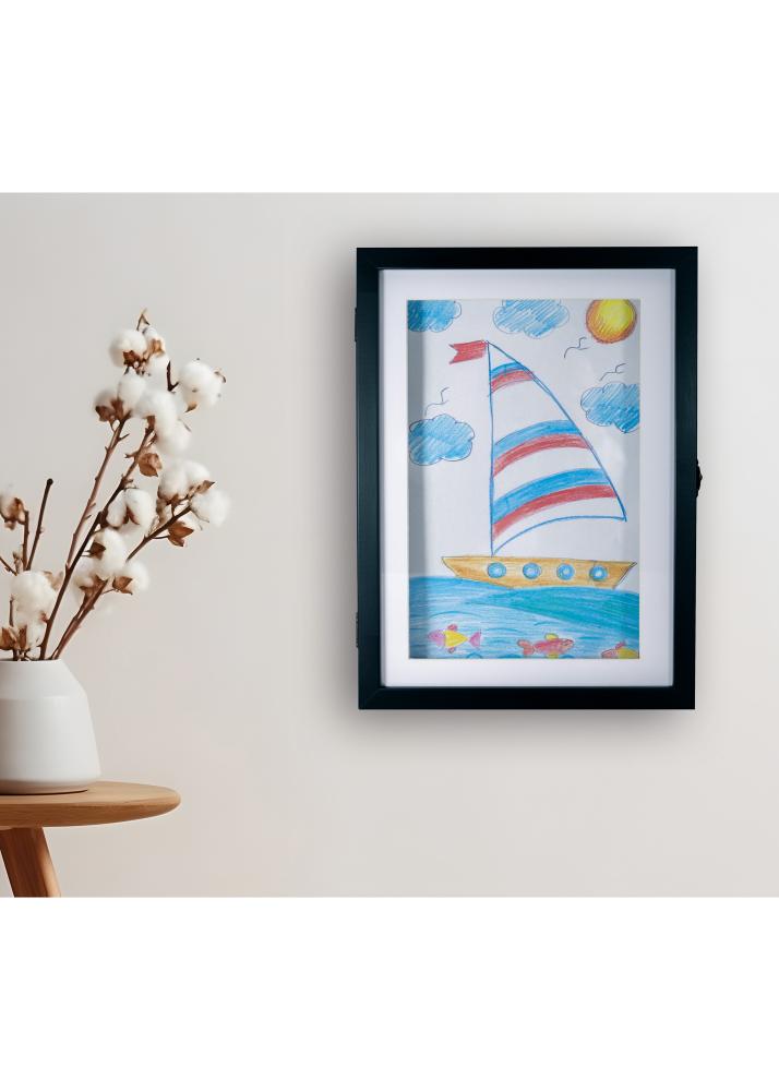 Estancia Drawing Frame Newbie Acrylic Glass Black A4