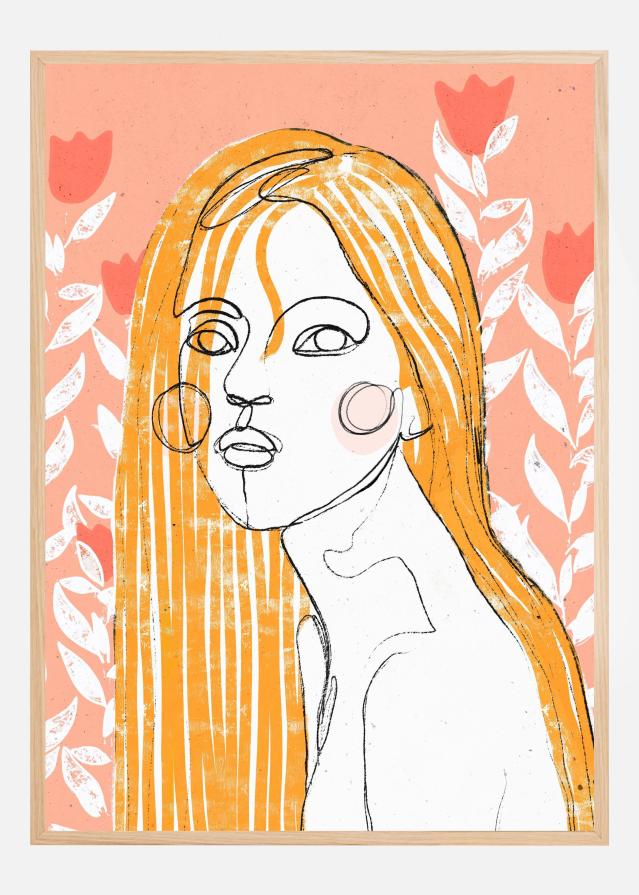 Bildverkstad The Tulip Girl Poster