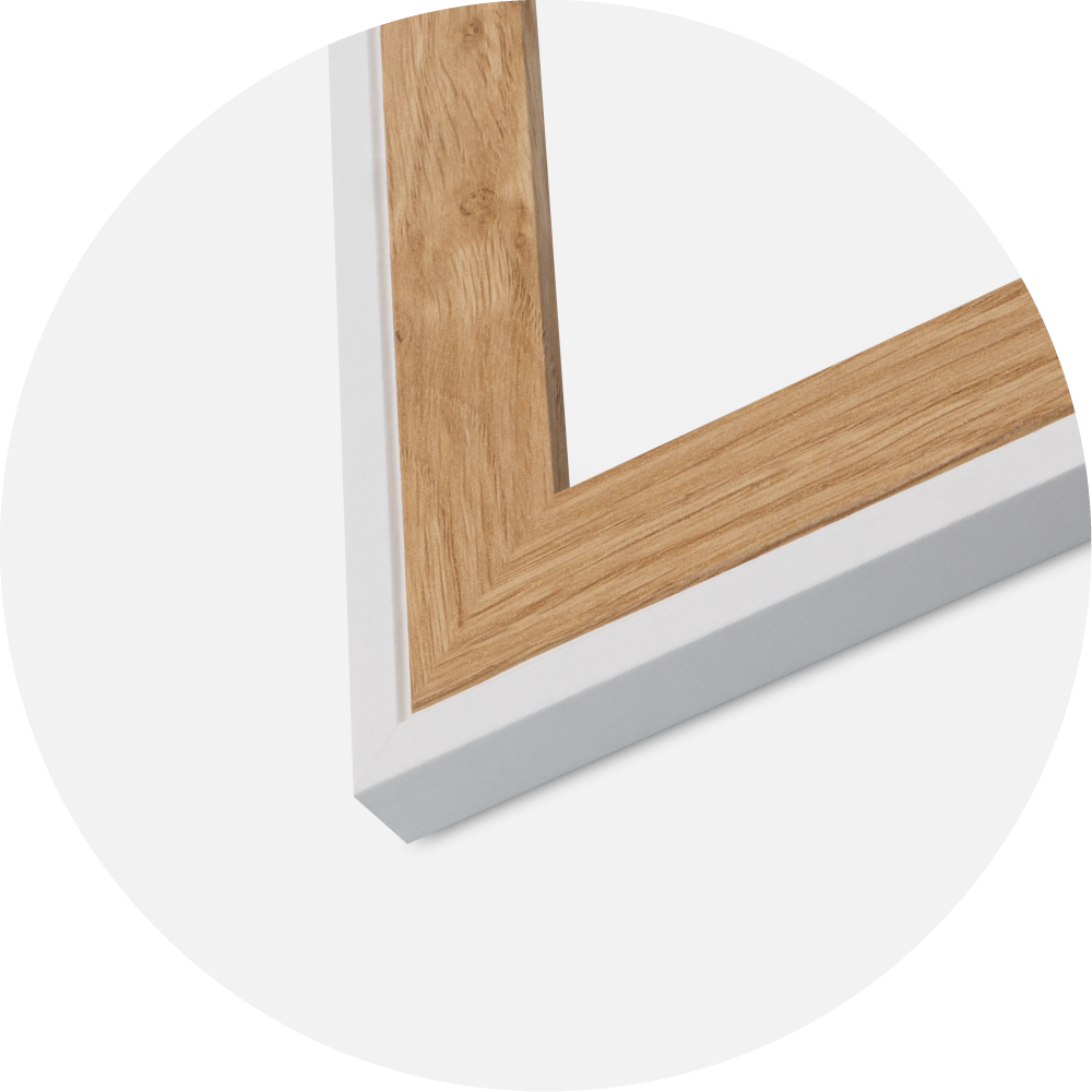 Jämtlands Ramfabrik Frame Clearline Acrylic Glass White 20x30 cm