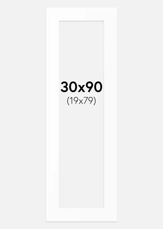 Artlink Mount White Standard (White Core) 30x90 cm (19x79)