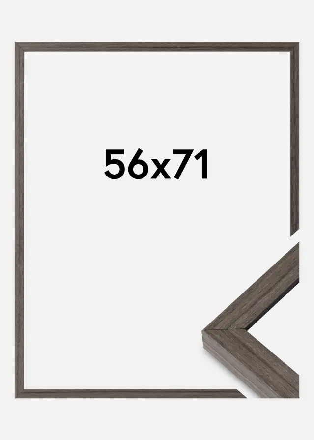 Mavanti Frame Hermes Acrylic Glass Grey Oak 56x71 cm
