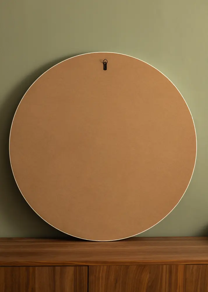 BGA Mirror Reflection White 80 cm Ø