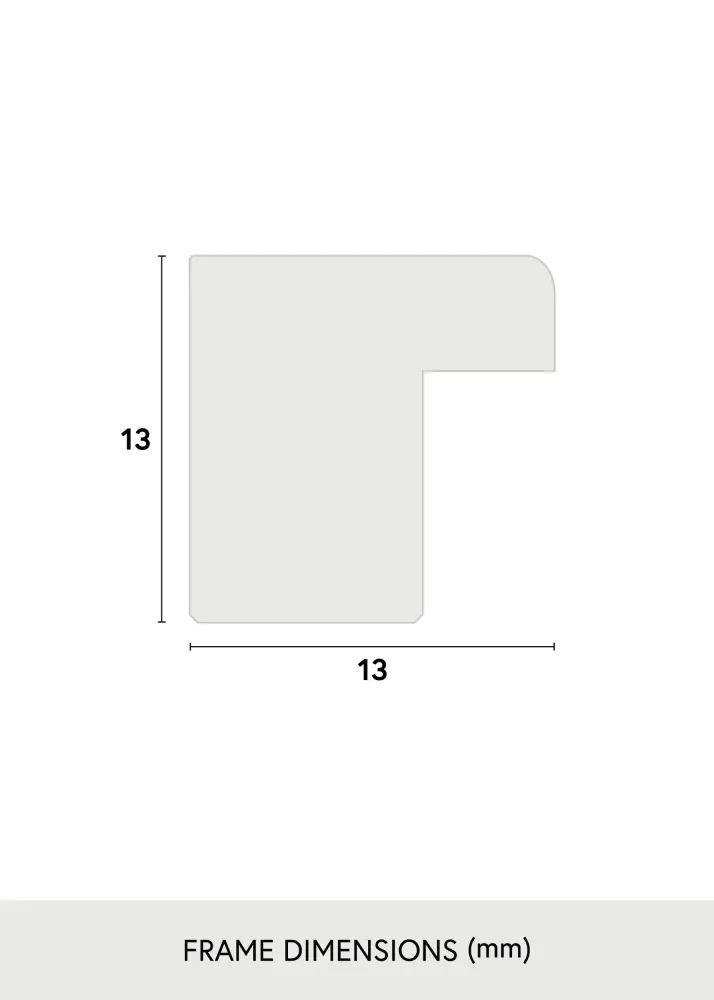 Estancia Frame Galant Acrylic Glass Oak 24x24 cm