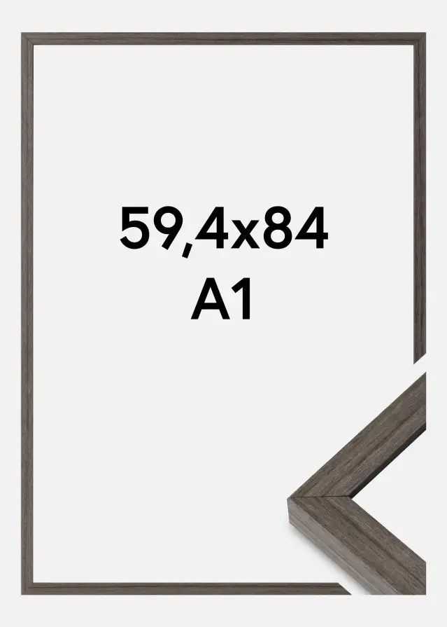 Mavanti Frame Hermes Acrylic Glass Grey Oak 59.4x84 cm (A1)