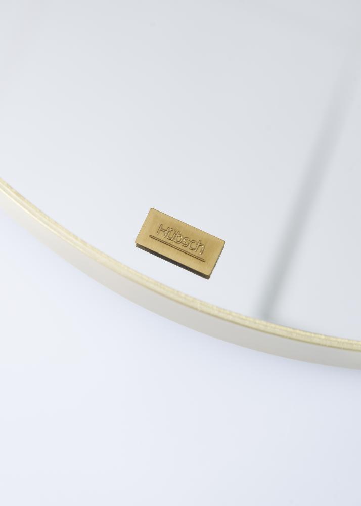 Hübsch Mirror Brass 40 cm Ø