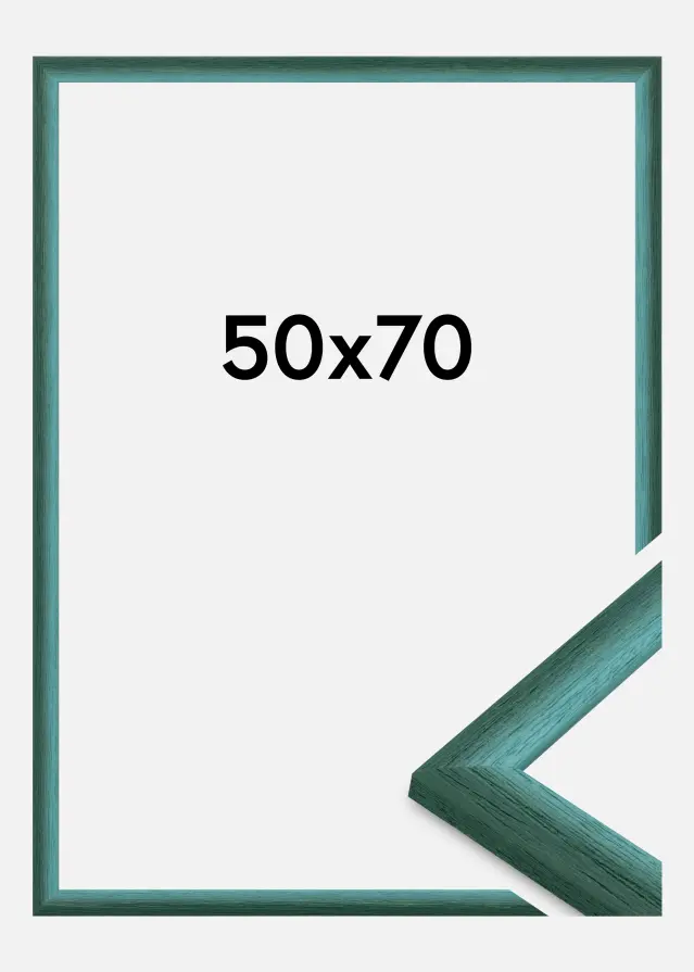 Jämtlands Ramfabrik Frame Cornwall Acrylic Glass Dark Green 50x70 cm