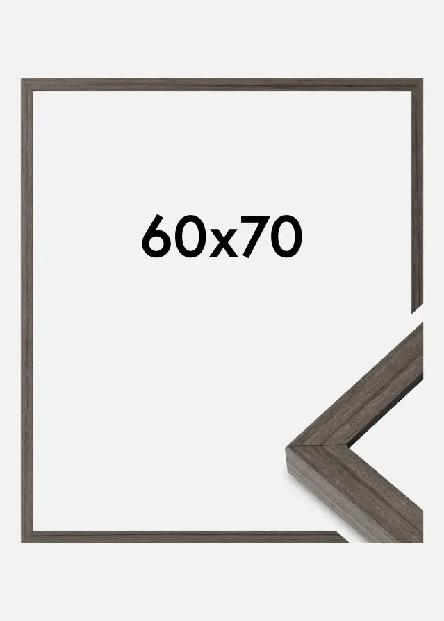 Mavanti Frame Hermes Acrylic Glass Grey Oak 60x70 cm