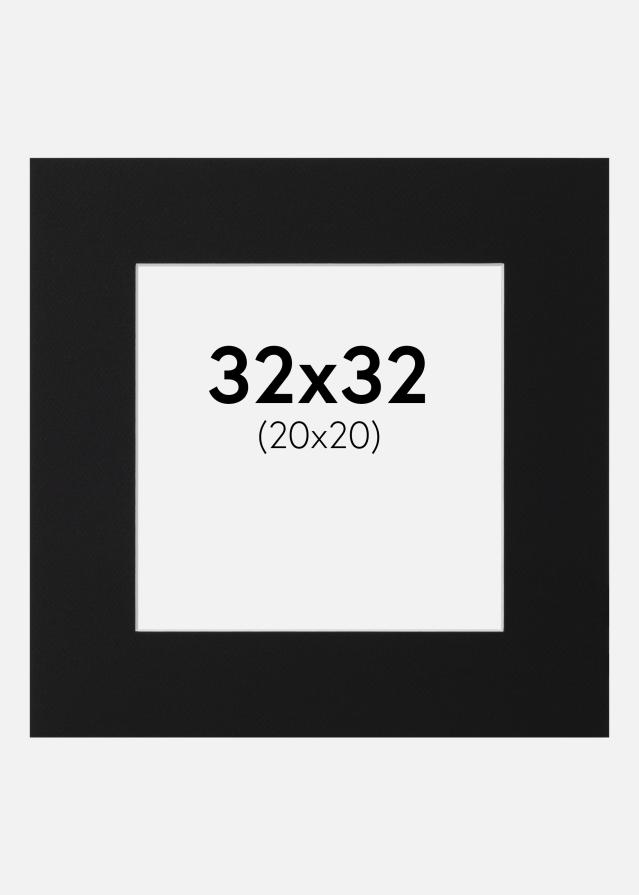 Artlink Mount Black Standard (White Core) 32x32 cm (20x20)