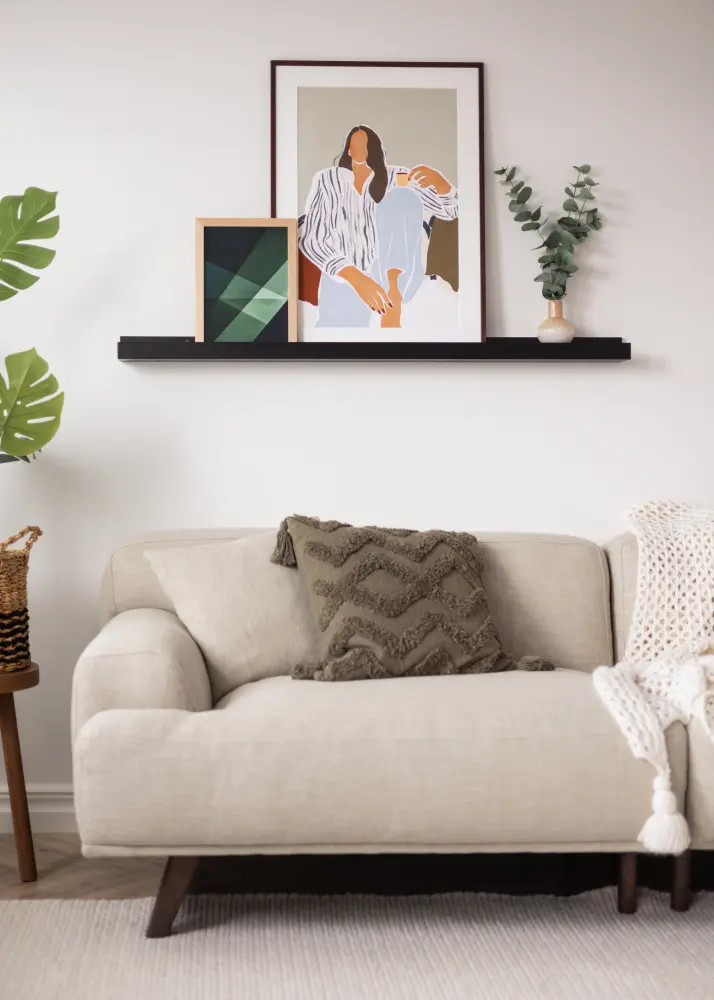 KAILA KAILA Picture Shelf Black 130 cm