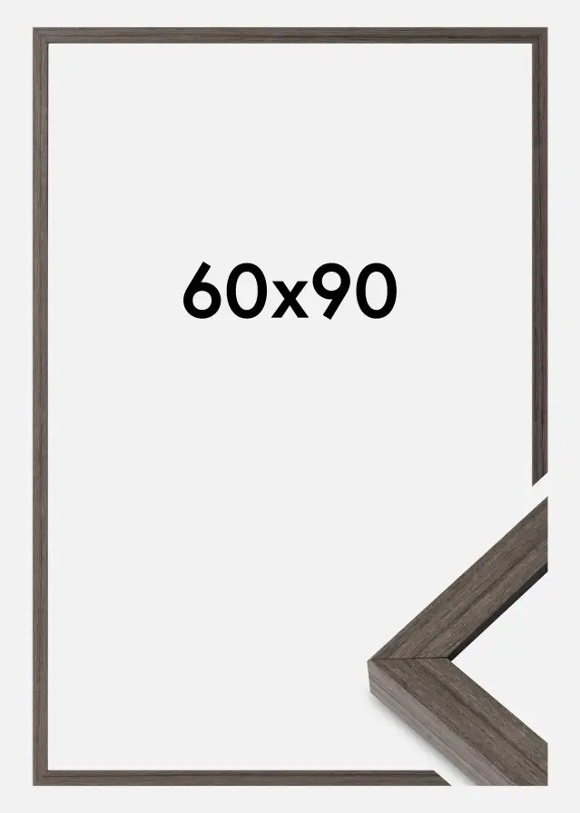 Mavanti Frame Hermes Acrylic Glass Grey Oak 60x90 cm