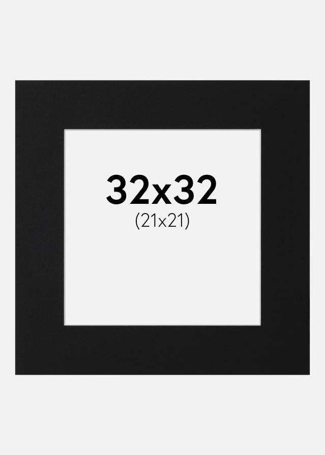 Artlink Mount Black Standard (White Core) 32x32 cm (21x21)