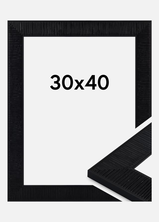 Jämtlands Ramfabrik Frame Lund Acrylic Glass Black 30x40 cm