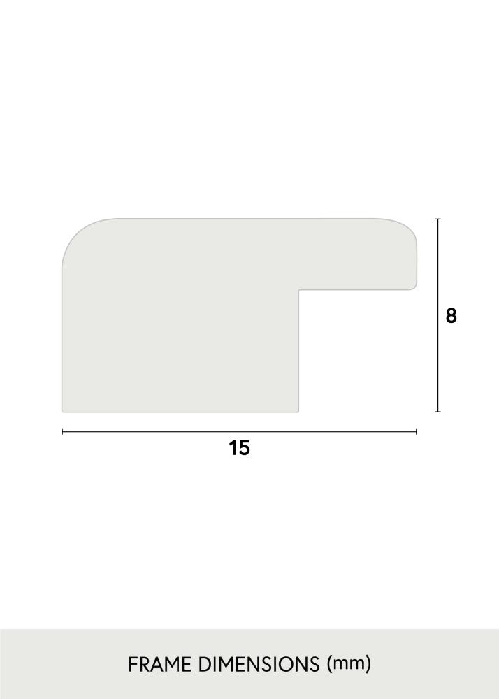 Walther Frame Liv Acrylic Glass Black 15x20 cm