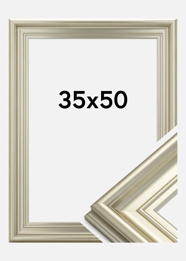 Ramverkstad Frame Mora Premium Silver 35x50 cm