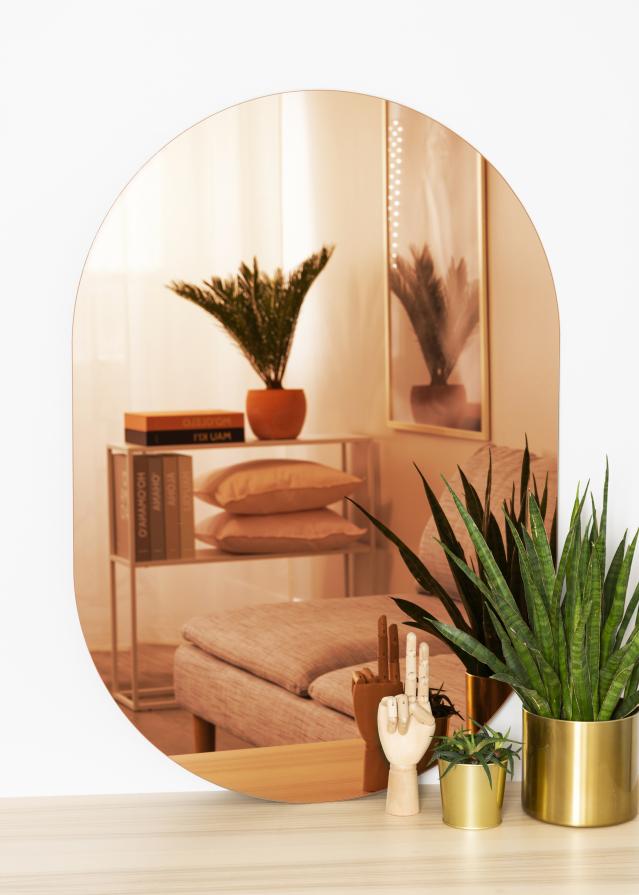 KAILA KAILA Mirror Oval Rose Gold 70x100 cm