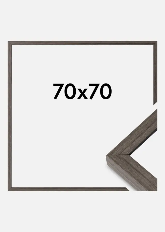 Mavanti Frame Hermes Acrylic Glass Grey Oak 70x70 cm