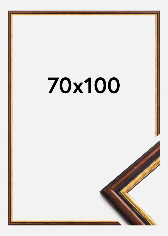 Galleri 1 Frame Siljan Acrylic glass Brown 70x100 cm